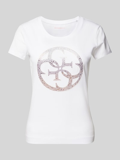 Daydream T-shirt met strass-steentjes Wit - 2