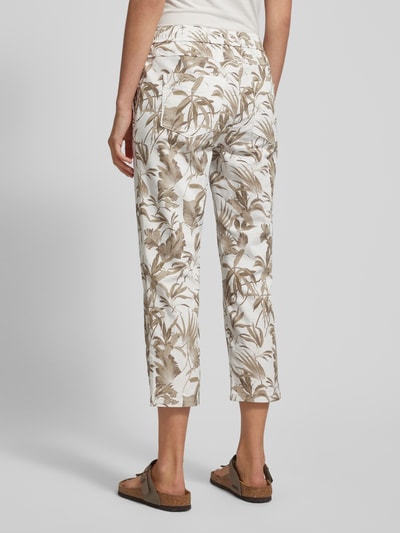 Toni Dress Spodnie materiałowe o skróconym kroju slim fit model ‘SUE’ Beżowy 5