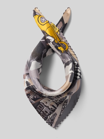 Codello Seidentuch im Allover-Look Mittelgrau 1