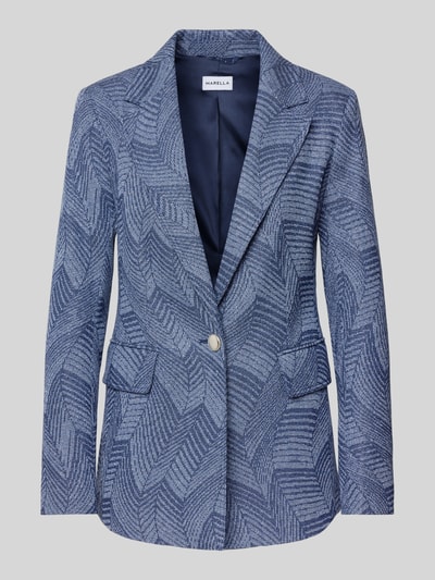 Marella Blazer mit Knopfverschluss Modell 'IDINA' Blau 2