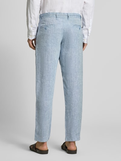 MCNEAL Leinenhose mit Tunnelzug und Gesäßtaschen Bleu 5