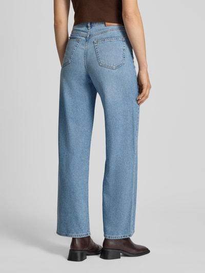 Marc O'Polo Jeansy z szeroką nogawką z mieszanki bawełny i lyocellu model ‘TOLVA’ Jeansowy niebieski 5