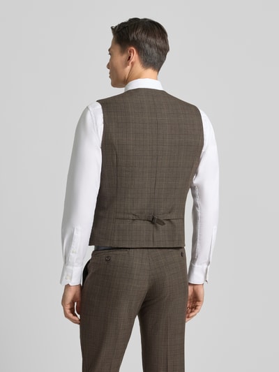 MCNEAL Gilet met V-hals Middenbruin - 5