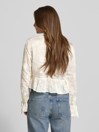 Mango Blusenshirt aus Lyocell-Mix Modell 'VIVIENNE' Offwhite 5