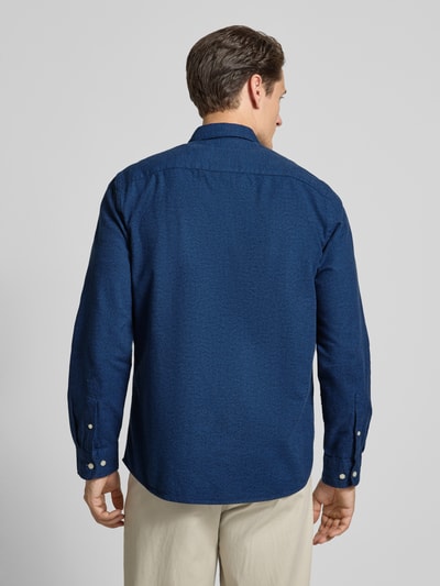 SELECTED HOMME Regular fit vrijetijdsoverhemd van puur katoen, model 'NOAH' Blauw - 5