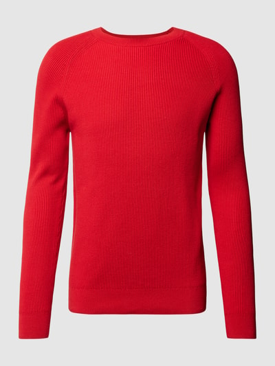 s.Oliver RED LABEL Strickpullover mit Rundhalsausschnitt Rot 1