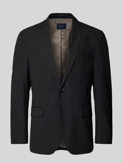 Christian Berg Men 2-Knopf-Sakko mit Reverskragen ´ Black 2