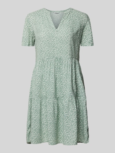 Only Mini-jurk van viscose met bloemenmotief, model 'ZALLY LIFE' Mintgroen - 2