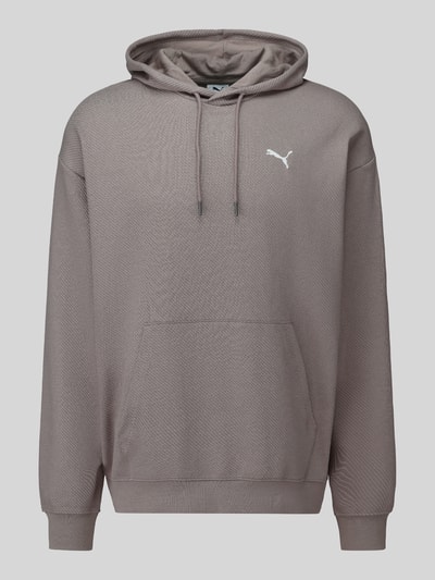 PUMA Performance Comfort Fit Hoodie aus Baumwoll-Mix Modell 'ESS ELEVATED' Schlamm 2