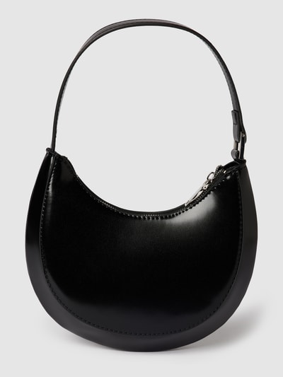 Mango Saddle Bag in Lack-Optik Modell 'Bag round' Black 5