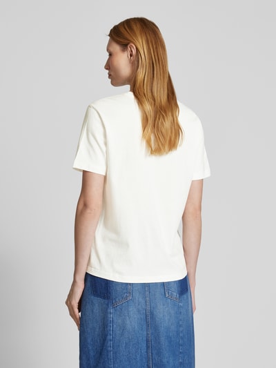 Vila T-shirt met motiefprint, model 'SYBIL' Offwhite - 5