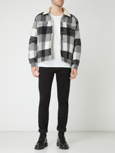 Superdry Jack met wol  Zwart - 1