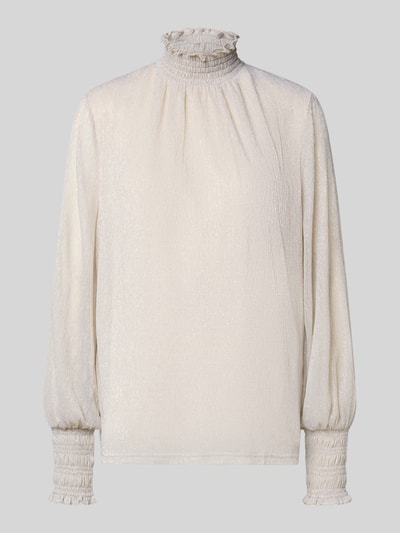 MOS MOSH Blusenshirt mit Stehkragen Modell 'Ximena' Beige 2