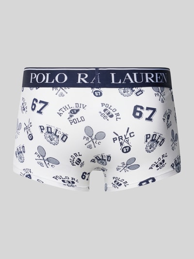 Polo Ralph Lauren Underwear Trunks mit elastischem Label-Bund Weiss 3