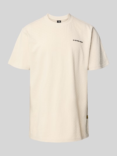 G-Star Raw Loose Fit T-Shirt mit Rundhalsausschnitt Offwhite 2