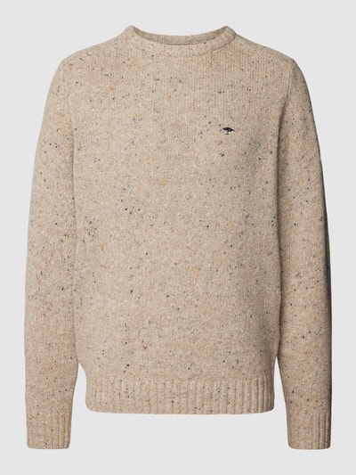 Fynch-Hatton Strickpullover in Melange-Optik Modell 'Donegal' Offwhite 2