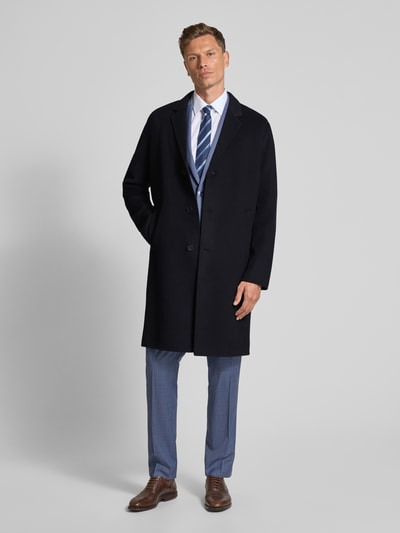 Marc O'Polo Regular Fit Mantel aus Schurwoll-Mix - Marc O'Polo × DFB Travel Collection Dunkelblau 1