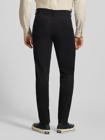 JACK & JONES Chinosy o kroju slim fit z dodatkiem streczu Czarny 5
