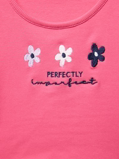 Happy Girls Top z wyhaftowanymi motywami Mocnoróżowy 2