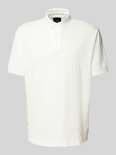 ARMANI EXCHANGE Poloshirt mit Label-Details Weiss 1