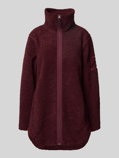 Didriksons Loose fit jack van teddybont, model 'Umi' Bordeaux - 2