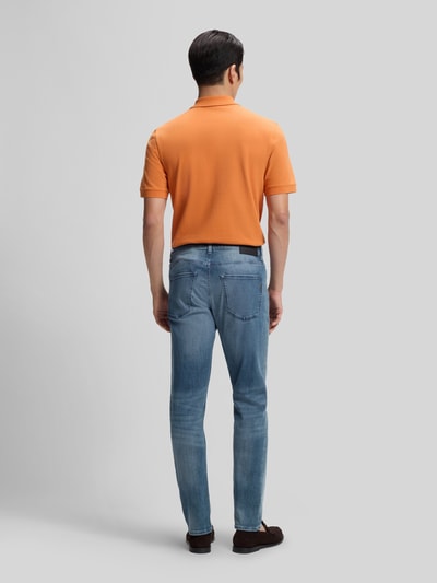 BOSS slim fit jeans van katoenmix model 'DELAWARE' Jeansblauw - 5