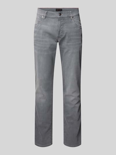 bugatti Straight Leg Jeans im 5-Pocket-Design Silber 2
