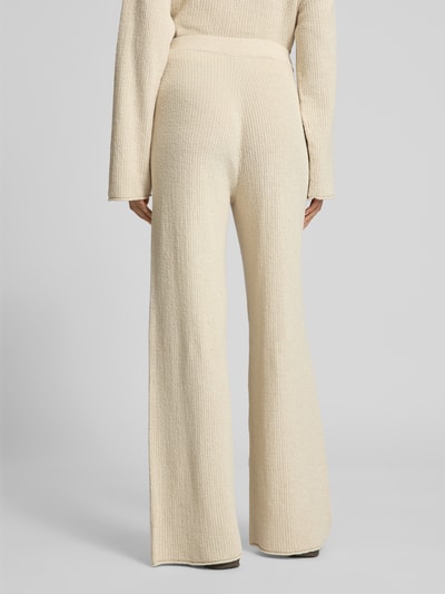 JAKE*S STUDIO WOMAN Spodnie materiałowe z prostą nogawką i fakturowanym wzorem Beżowy 5