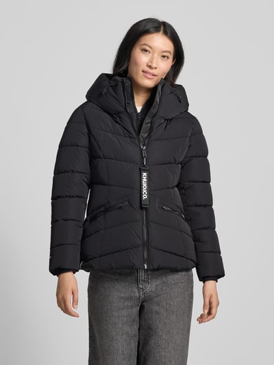 khujo Steppjacke mit Kapuze und Label-Detail Modell 'HERSCH2' Black 4