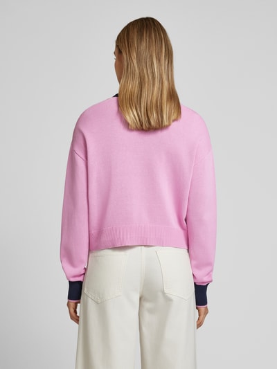 INFLUENCER'S CHOICE BY P&C* Kurtka z dzianiny z wpuszczaną kieszenią Różowy 5