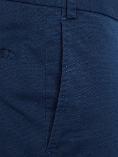 Hiltl Contemporary Fit Chino mit Webmuster  Royal 3