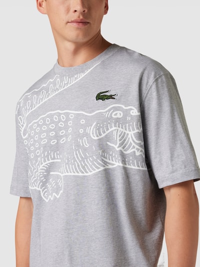 Lacoste T-shirt met ronde hals Lichtgrijs - 3