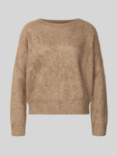 Hemisphere Regular fit pullover van puur kasjmier in gebreide look Beige - 2