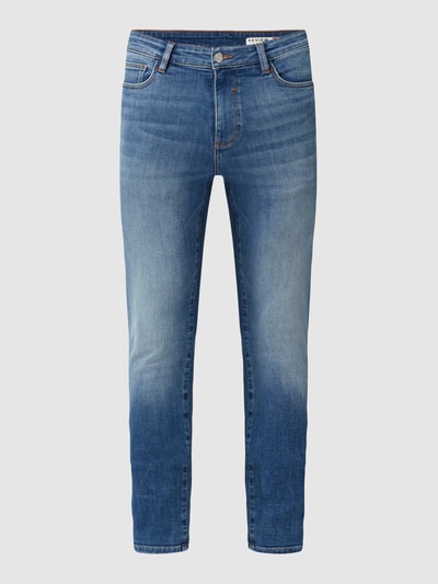 REVIEW Slim Fit Jeans mit Waschung Blau 2