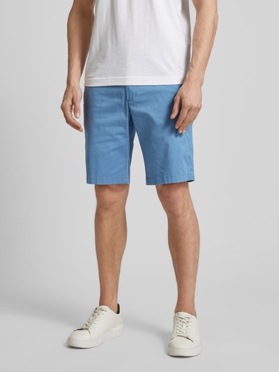 s.Oliver RED LABEL Bermudas in unifarbenem Design Rauchblau 4