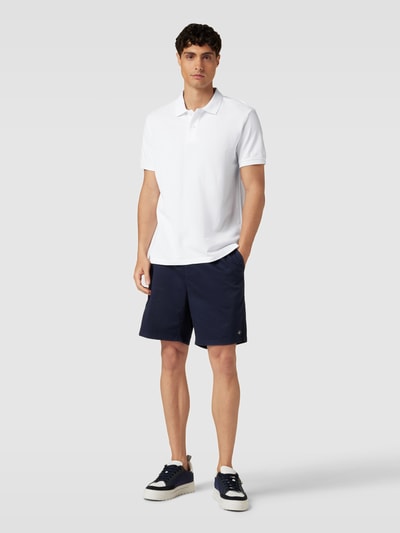 Esprit Poloshirt aus Baumwolle mit Polokragen Modell 'SUS' Weiss 1