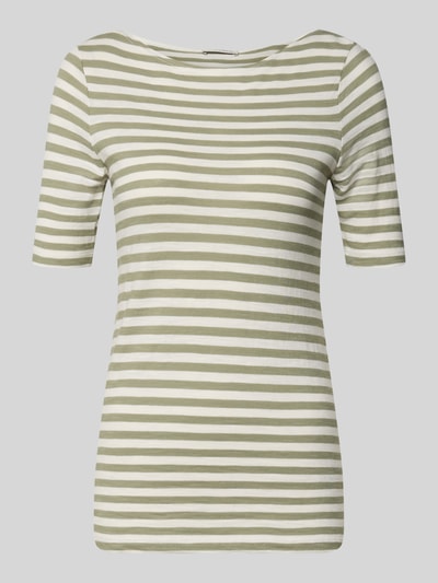 Marc O'Polo Regular Fit T-Shirt aus reiner Baumwolle Hellgruen 2