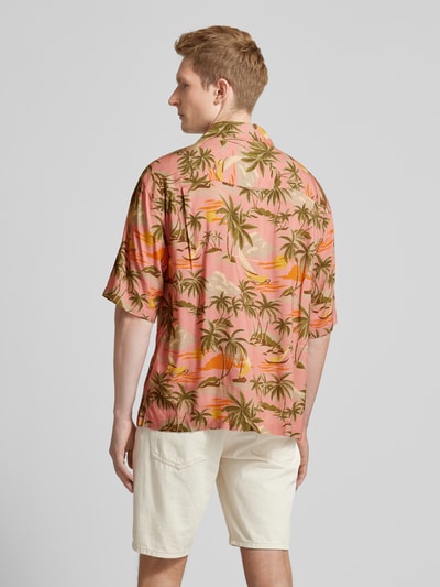 Gant Koszula casualowa o kroju regular fit ze wzorem na całej powierzchni Mocnoróżowy 5