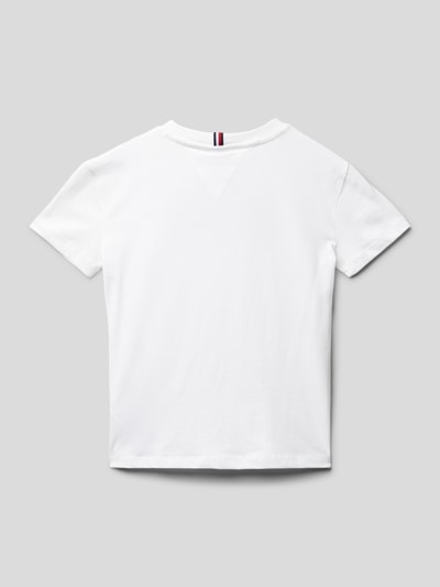 Tommy Hilfiger Kids T-shirt z nadrukiem z logo Biały 3