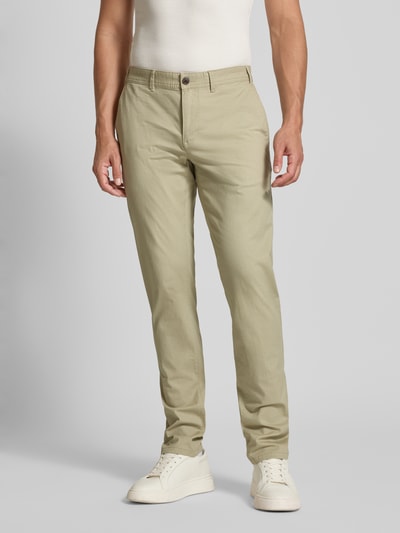 MCNEAL Slim fit broek met achterzakken Zand - 4