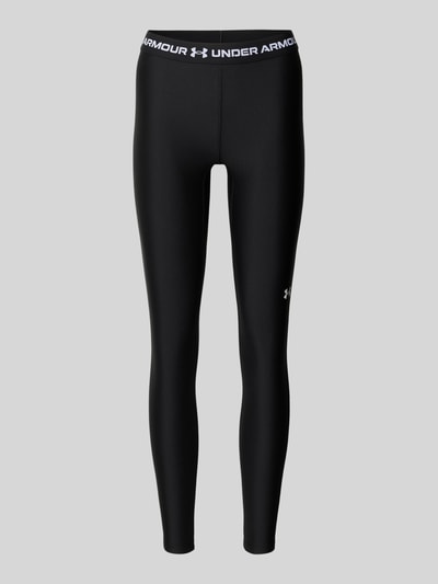 Under Armour Slim Fit Sport-Leggings mit elastischem Bund Modell 'HeatGear' Black 1