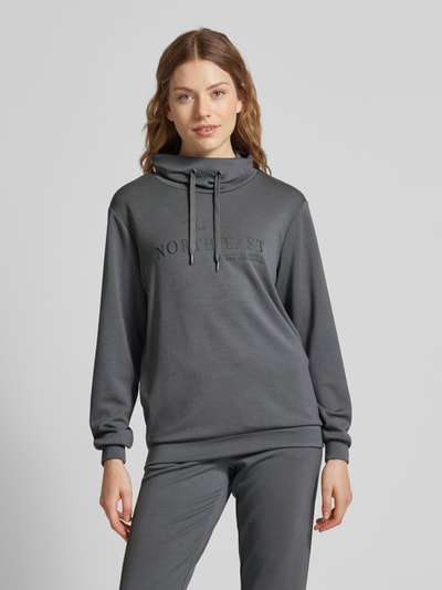 Soyaconcept Sweatshirt mit Stehkragen Modell 'Banu' Mittelgrau 4