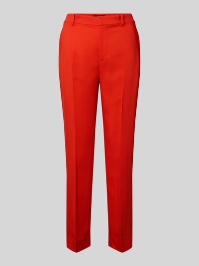 Lauren Ralph Lauren Broek van een mix van viscose en elastaan met persplooien Rood - 2