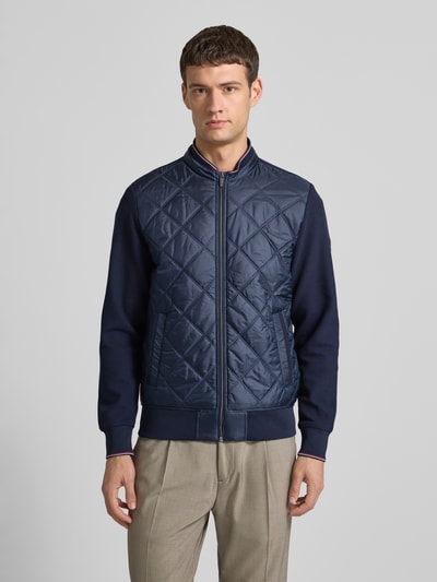 Christian Berg Men Steppjacke mit Stehkragen und Eingrifftaschen Marine 4