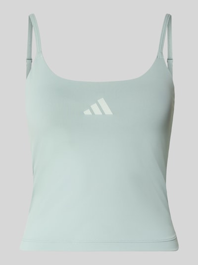adidas Sportswear Slim Fit Sport Top mit Label Print Mint 2