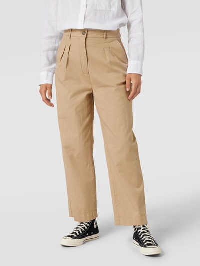 Weekend Max Mara Bundfaltenhose mit französischen Eingrifftaschen Modell 'ATLANTA' Sand 4