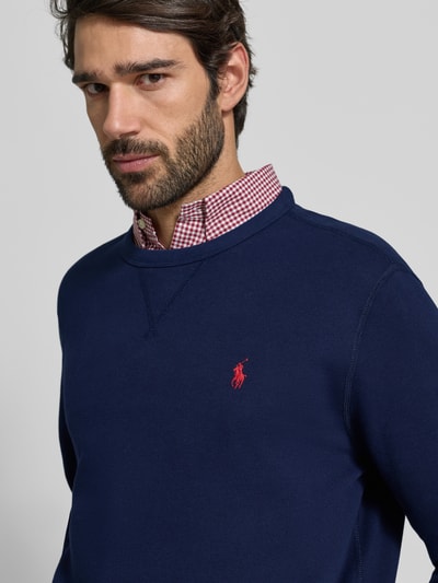 Polo Ralph Lauren Sweatshirt mit Label-Stitching Marine 3