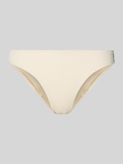 Produktfoto, Bikini-Slip mit Strukturmuster Modell 'SKIN SAND' von Neo Noir in Sandfarbe, Regular-Fit, elastischer Bund, Damen.