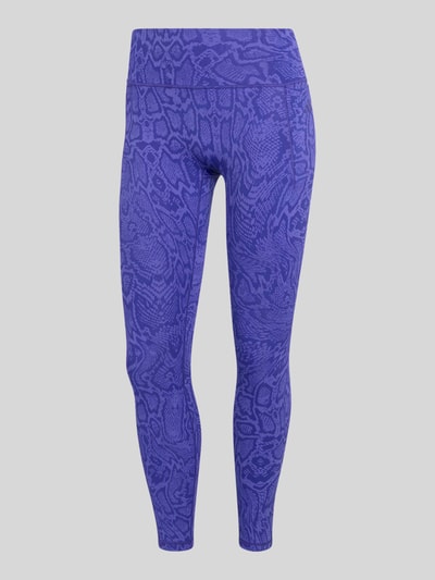 adidas Training legginsy o kroju slim fit z kieszenią na telefon komórkowy Fioletowy 1