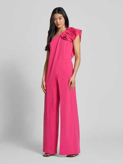 Adrianna Papell Jumpsuit mit One-Shoulder-Träger Pink 1